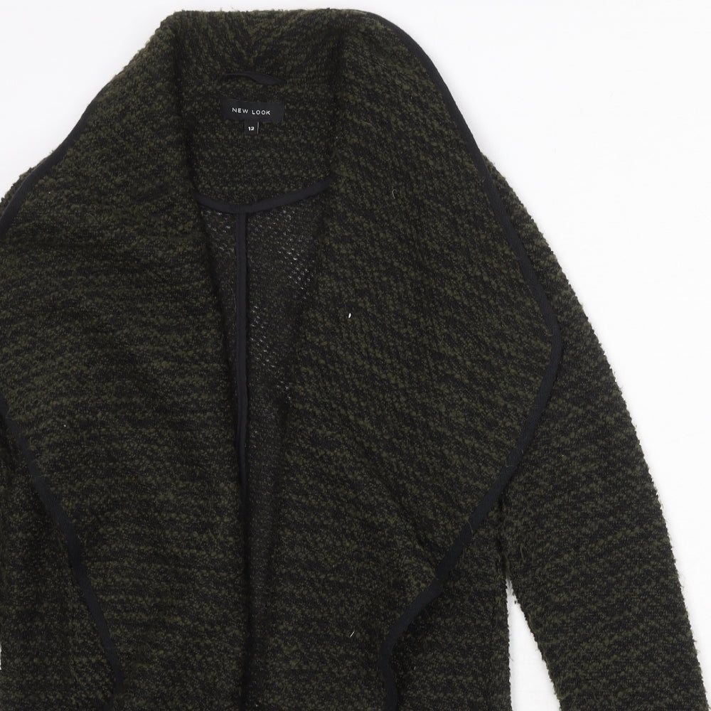 Womens UK Size 12 New Look Green Cardigan Jumper