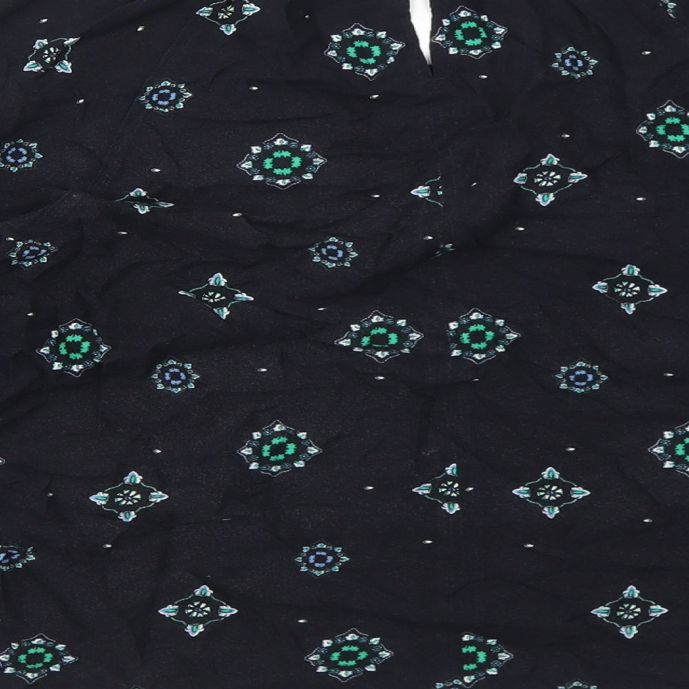 Womens UK Size 16 Marks and Spencer Blue Basic Blouse