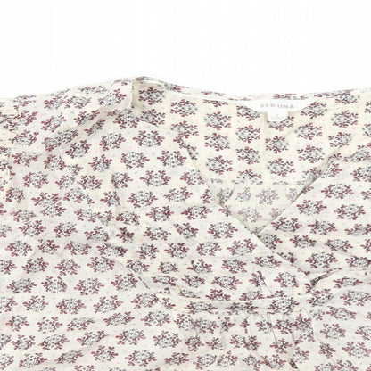 Womens UK Size S Per Una Ivory Basic Blouse