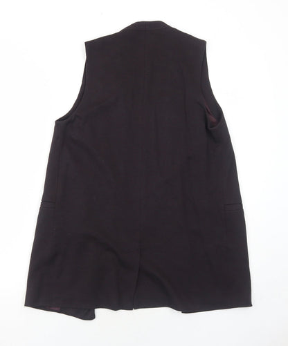 Womens UK Size 8 New Look Black Kimono Coat