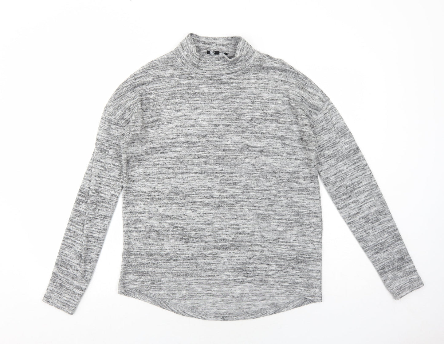 Womens UK Size 6 New Look Grey Pullover Jumper