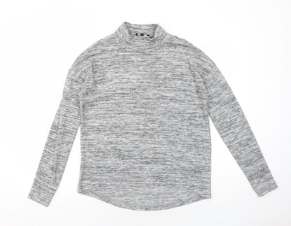 Womens UK Size 6 New Look Grey Pullover Jumper