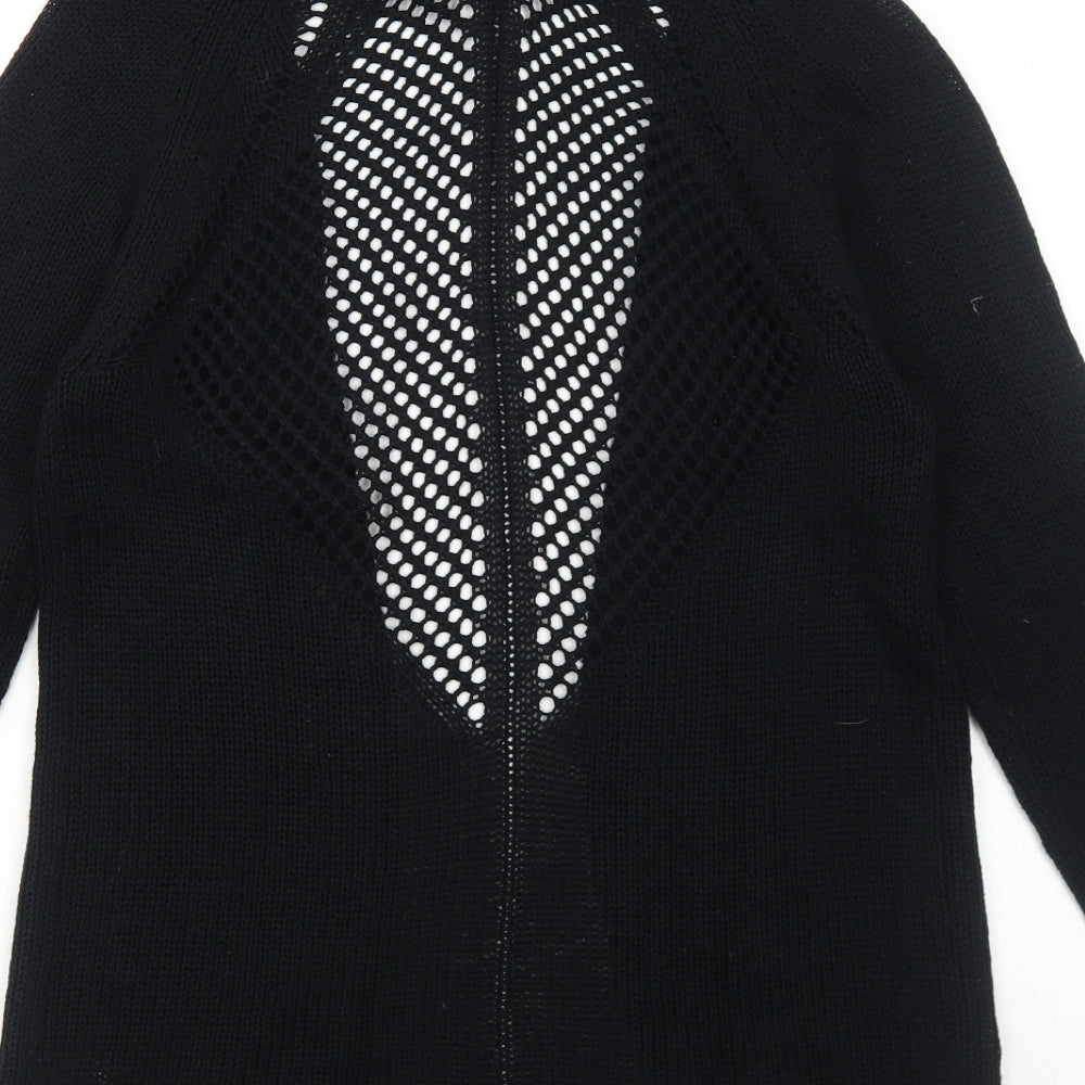 Womens UK Size 10 Select Black Cardigan Jumper
