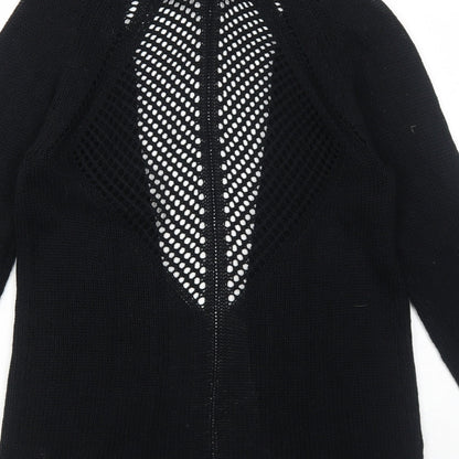 Womens UK Size 10 Select Black Cardigan Jumper