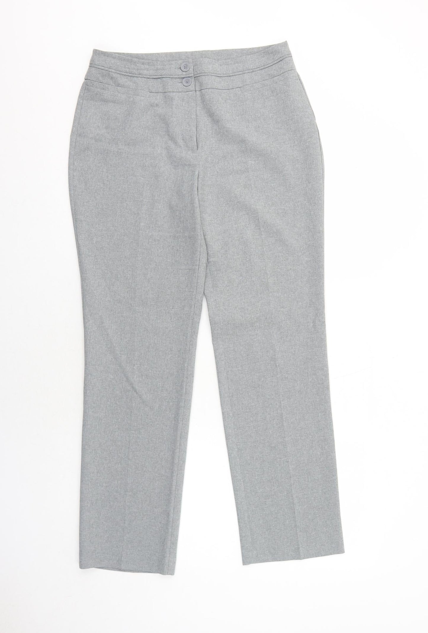 Womens UK Size 10 South Regular Fit  Grey Trousers