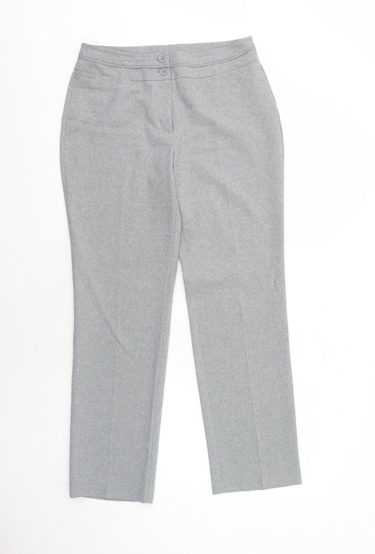 Womens UK Size 10 South Regular Fit  Grey Trousers