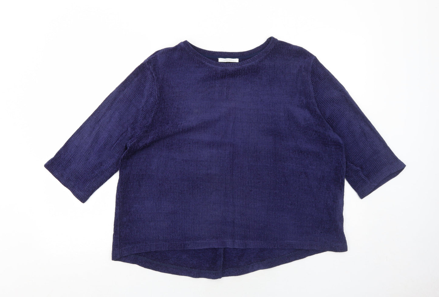 Womens UK Size M Zara Blue Pullover Jumper