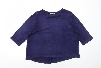 Womens UK Size M Zara Blue Pullover Jumper