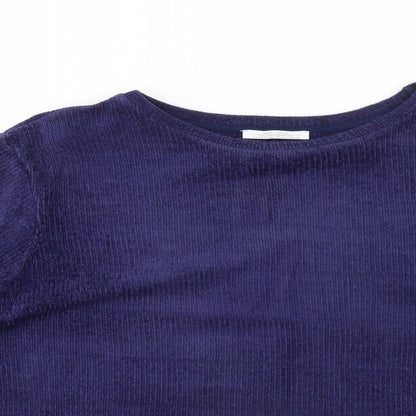 Womens UK Size M Zara Blue Pullover Jumper