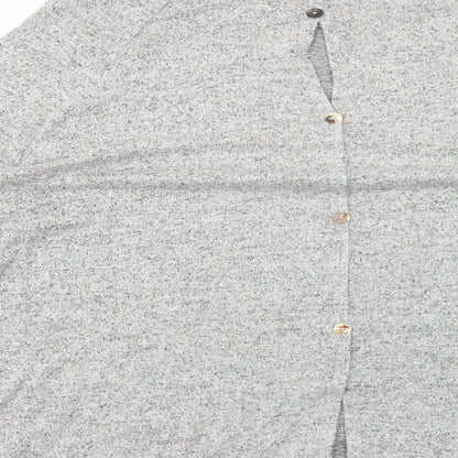 Womens UK Size M COIN 1804 Grey Basic Blouse