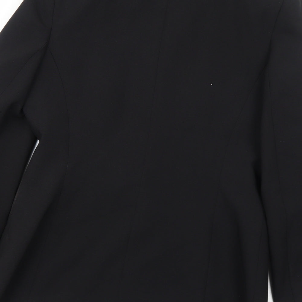 Womens UK Size 8 AMARANTO Regular Black Suit Jacket