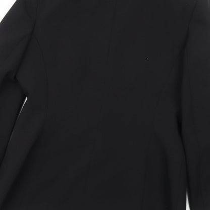 Womens UK Size 8 AMARANTO Regular Black Suit Jacket