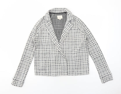 NEXT Womens Grey Geometric Jacket Blazer Size 6