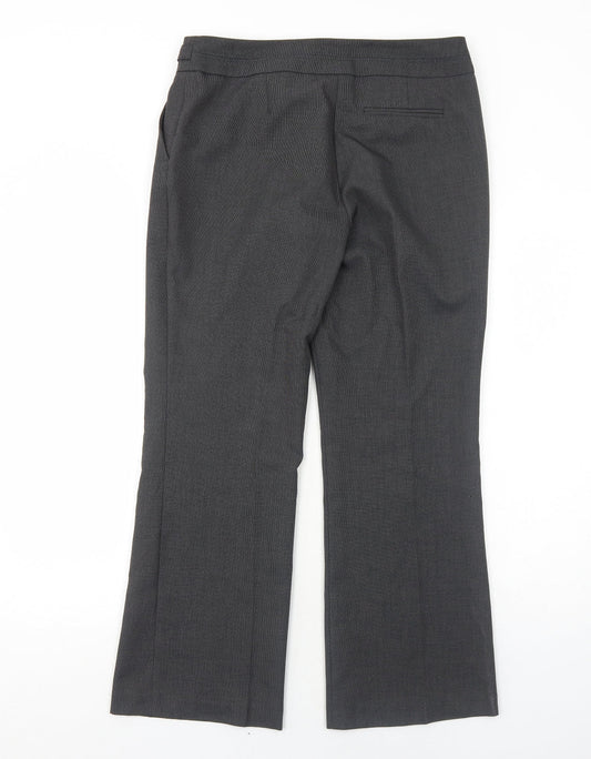 Womens UK Size 12 BHS Regular Fit  Grey Trousers