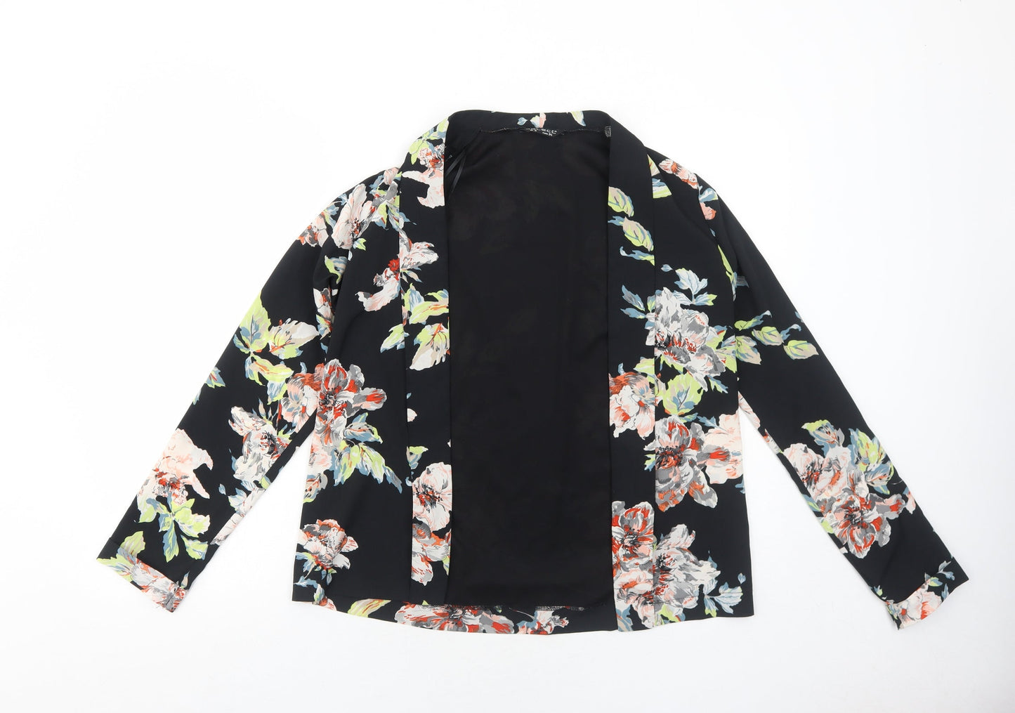 Womens UK Size 6 Select Black Kimono Blouse
