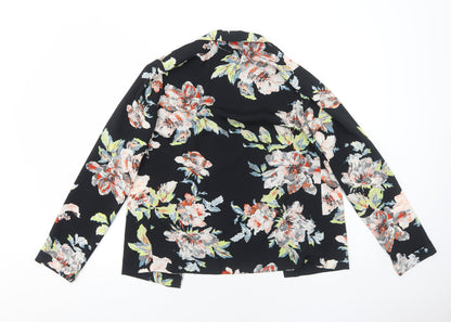 Womens UK Size 6 Select Black Kimono Blouse