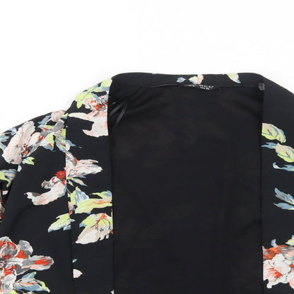 Womens UK Size 6 Select Black Kimono Blouse