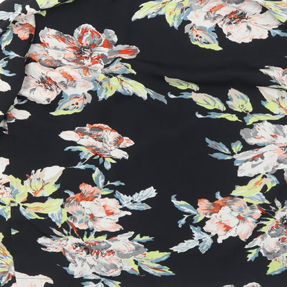 Womens UK Size 6 Select Black Kimono Blouse