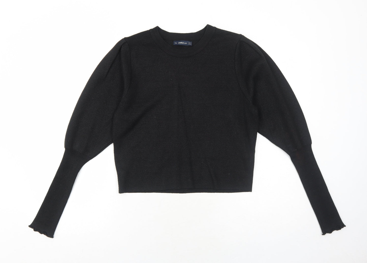 Womens UK Size M Zara Black Pullover Jumper