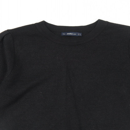 Womens UK Size M Zara Black Pullover Jumper