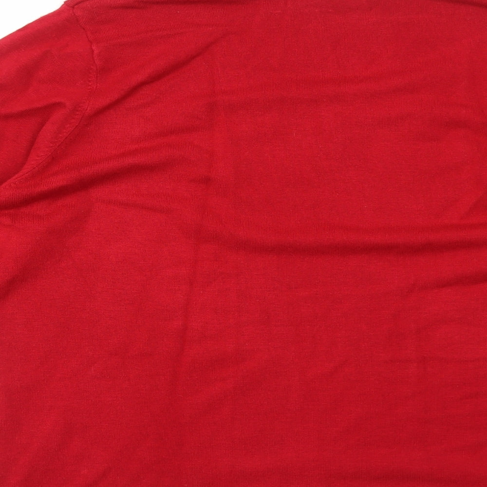 Womens UK Size L Bonmarché Red Pullover Jumper