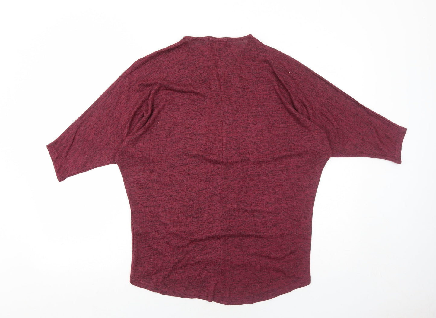 Womens UK Size S New Look Red Basic T-Shirt