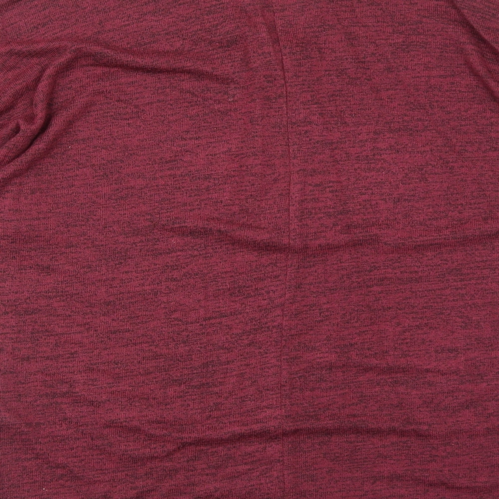 Womens UK Size S New Look Red Basic T-Shirt