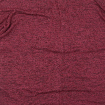 Womens UK Size S New Look Red Basic T-Shirt