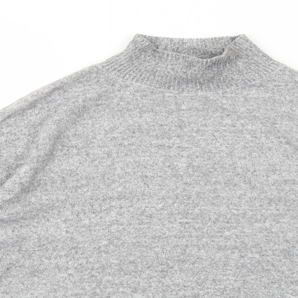 Womens UK Size M New Look Grey Pullover Jumper