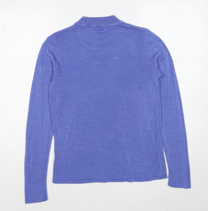 Womens UK Size 10 Bonmarché Blue Pullover Jumper