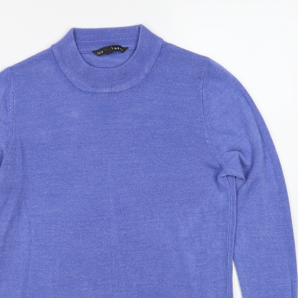 Womens UK Size 10 Bonmarché Blue Pullover Jumper