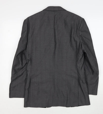 Mens UK Size 36 Red Herring Regular Grey Suit Jacket