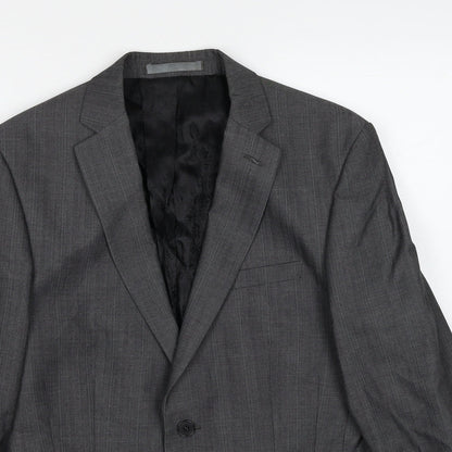 Mens UK Size 36 Red Herring Regular Grey Suit Jacket