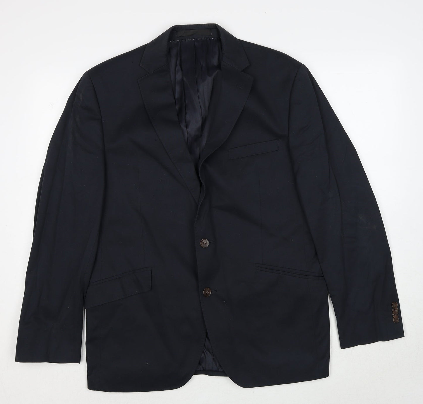 Mens UK Size 42 Marks and Spencer Regular Blue Suit Jacket