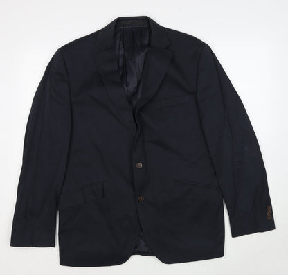 Mens UK Size 42 Marks and Spencer Regular Blue Suit Jacket