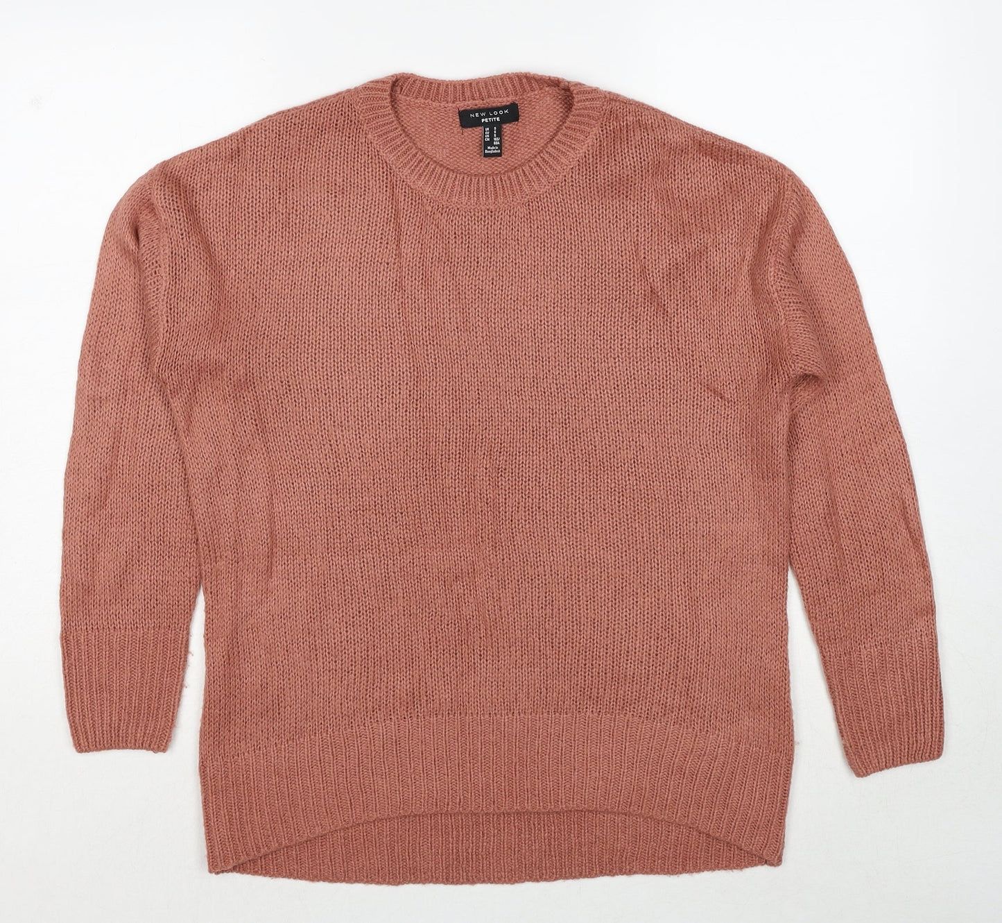 Womens UK Size S New Look Brown Pullover Jumper