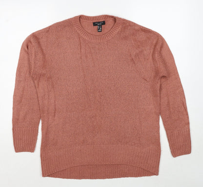 Womens UK Size S New Look Brown Pullover Jumper