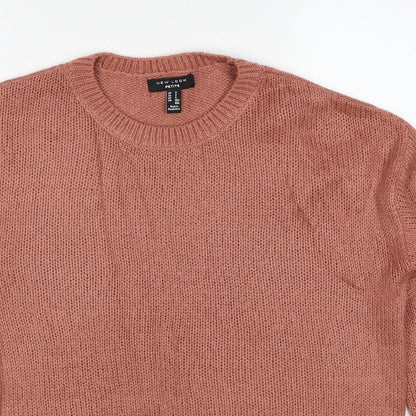 Womens UK Size S New Look Brown Pullover Jumper