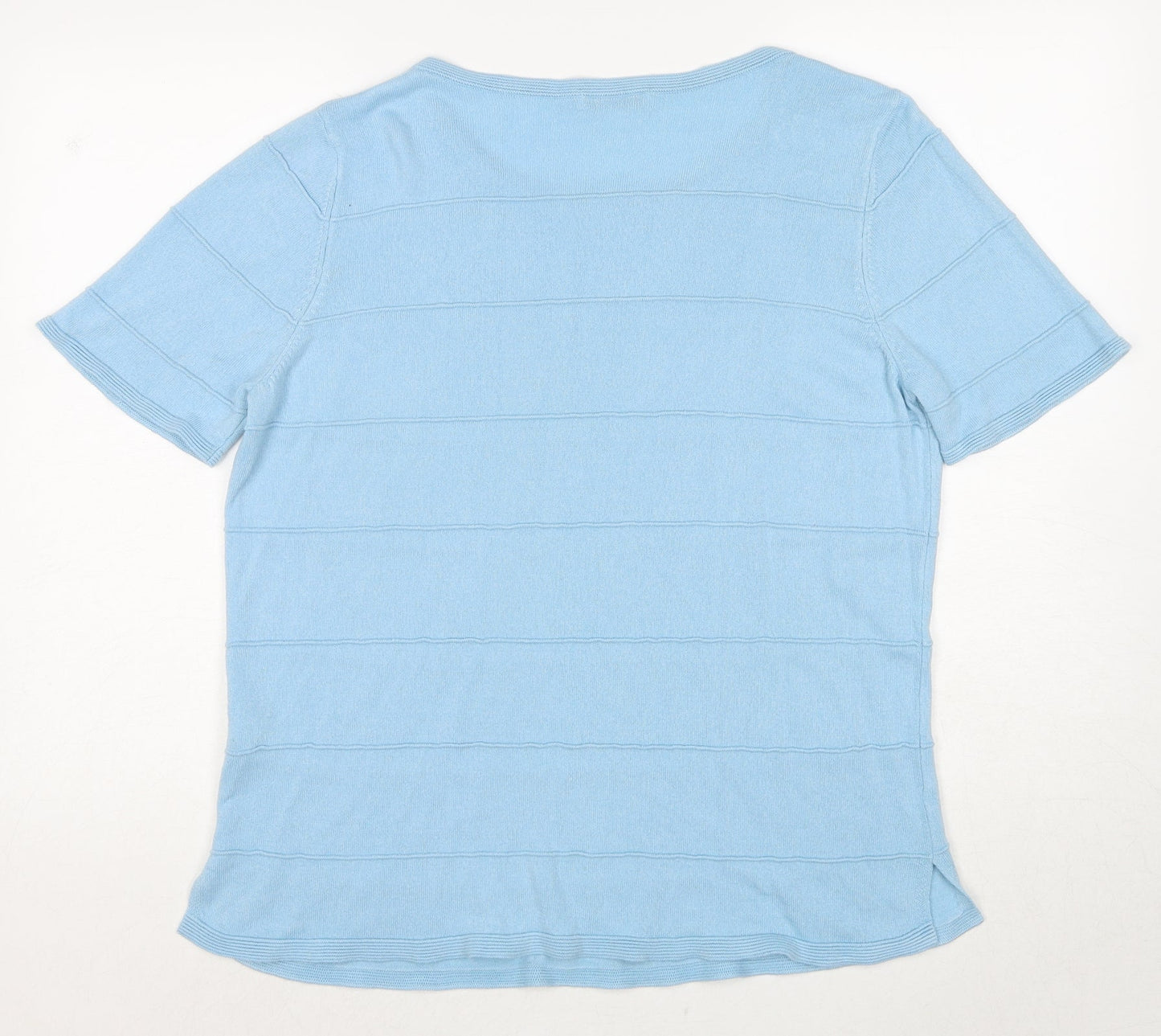 Womens UK Size 16 Marks and Spencer Blue Pullover Jumper