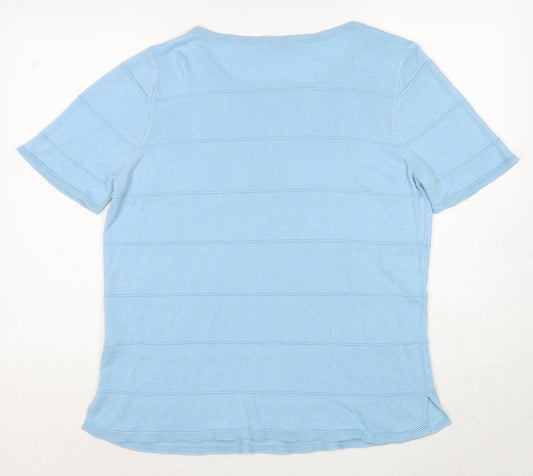 Womens UK Size 16 Marks and Spencer Blue Pullover Jumper