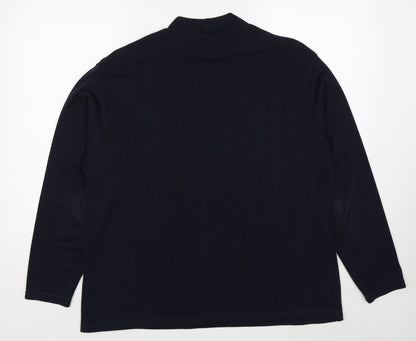 Womens UK Size XL ELVI Blue Basic T-Shirt