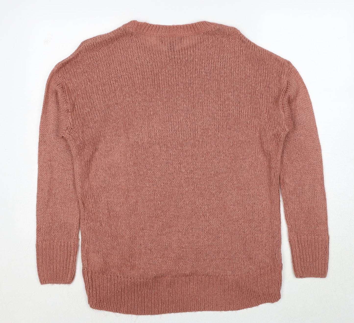Womens UK Size M New Look Brown Pullover Jumper