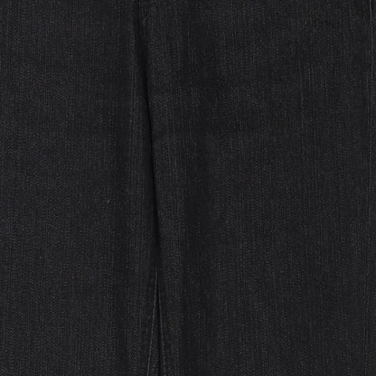 Yessica Womens Black Cotton Skinny Jeans Size 10 Regular Zip