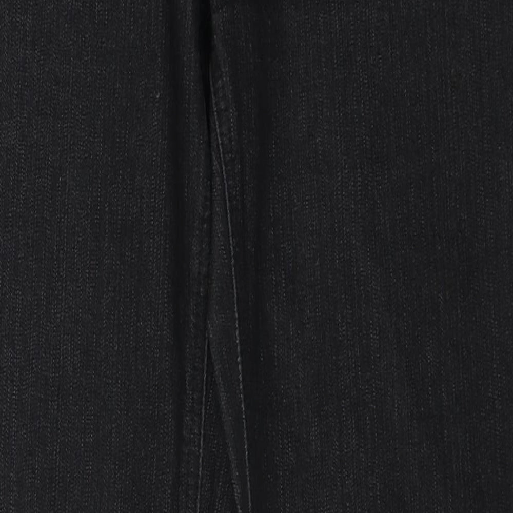 Yessica Womens Black Cotton Skinny Jeans Size 10 Regular Zip