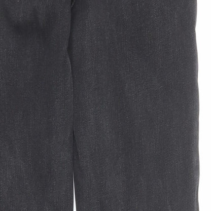 New Look Womens Black Cotton Skinny Jeans Size 8 Regular Zip