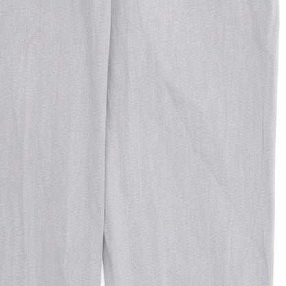 Uniqlo Womens Grey Cotton Skinny Jeans Size 29 in Regular Zip