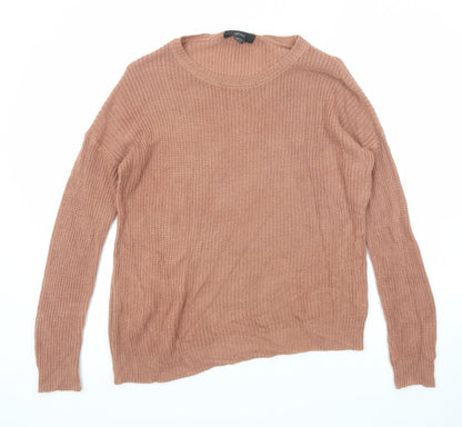 Womens UK Size M FOREVER 21 Brown Pullover Jumper