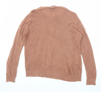 Womens UK Size M FOREVER 21 Brown Pullover Jumper