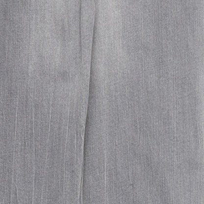 Womens UK Size 8 Up Fashion Regular Fit Straight Grey Jeans