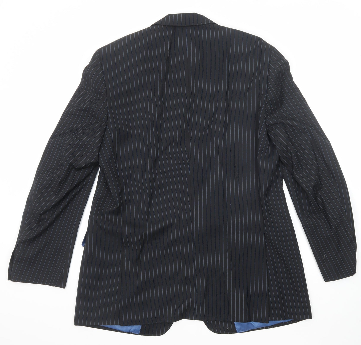 Mens UK Size 40 Red Herring Regular Black Suit Jacket